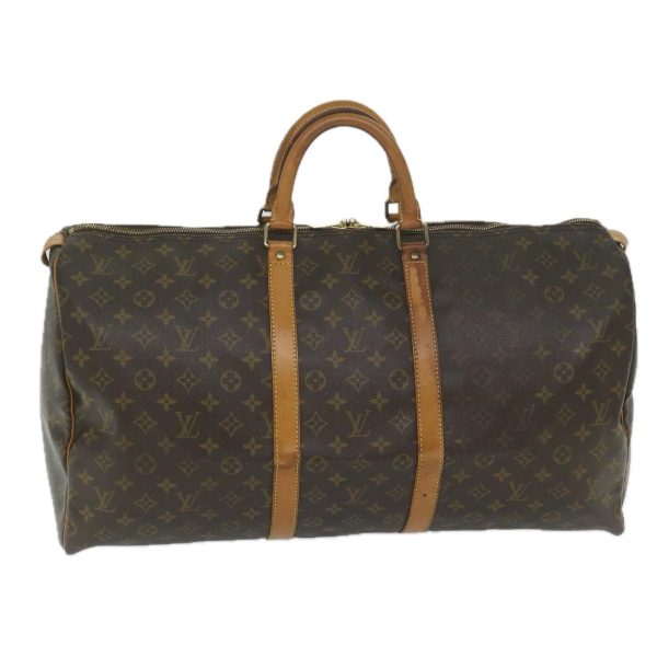 LOUIS VUITTON Monogram Keepall 55 Boston Bag M41424  60807 Fashion