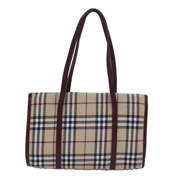 BURBERRY Nova Check Hand Bag Canvas BeigeNew yk13611 Online