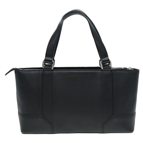 BURBERRY Hand Bag Leather Black SilverNew bs17557 For Discount