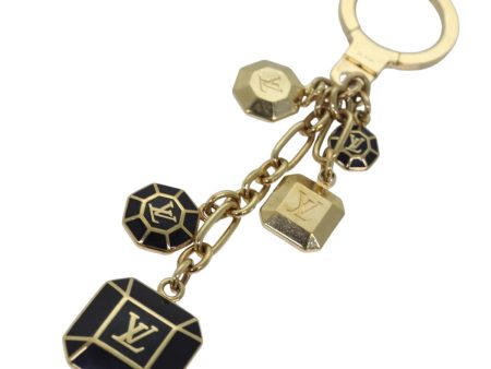 LOUIS VUITTON Porte Cles Cabochon Key Holder Gold M66001  ac3106 Sale