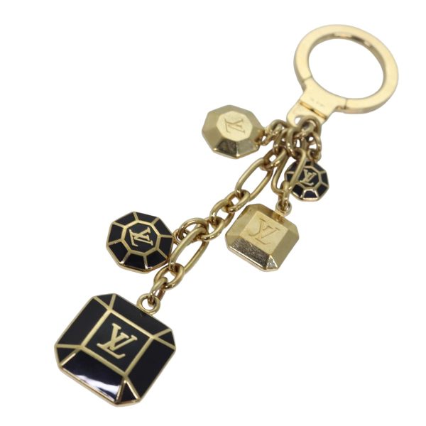 LOUIS VUITTON Porte Cles Cabochon Key Holder Gold M66001  ac3106 Sale