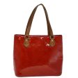 LOUIS VUITTON Monogram Vernis Houston Hand Bag Red M91092  th4163 on Sale