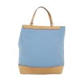 BURBERRY Blue Label Hand Bag Canvas Light Blue SilverNew mr521 Online Hot Sale