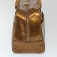 LOUIS VUITTON Monogram Vernis Tompkins Square Hand Bag Bronze M91103 Auth 59514 Online