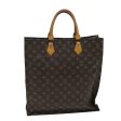 LOUIS VUITTON Monogram Sac Plat Hand Bag M51140  77617 Fashion