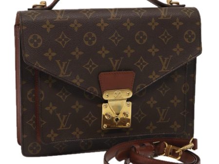 LOUIS VUITTON Monogram Monceau 28 Hand Bag 2way M51185  79198 Online Sale