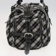 BURBERRY Nova Check Blue Label Hand Bag Nylon BlackNew bs15725 Cheap