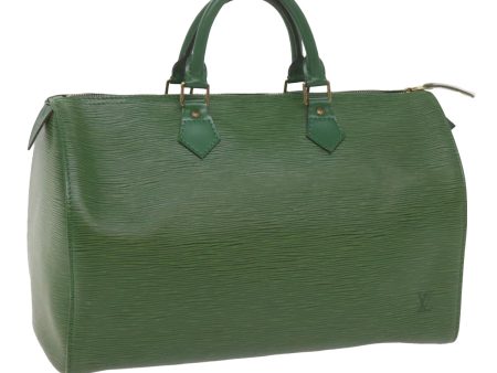 LOUIS VUITTON Epi Speedy 35 Hand Bag Borneo Green M42994  61103 Supply