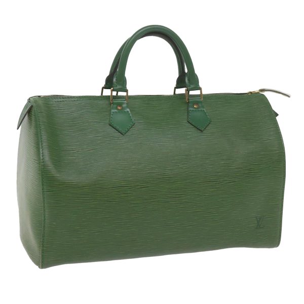 LOUIS VUITTON Epi Speedy 35 Hand Bag Borneo Green M42994  61103 Supply