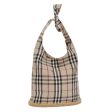 BURBERRY Nova Check Hand Bag Canvas BeigeNew 77629 For Sale