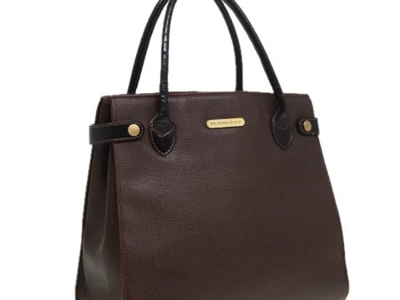 BURBERRY Hand Bag Leather BrownNew bs16123 For Cheap