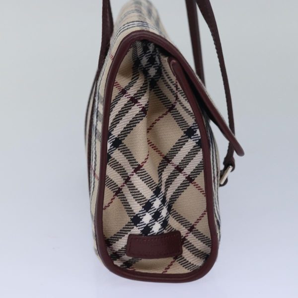 BURBERRY Nova Check Hand Bag Canvas BeigeNew yk13611 Online