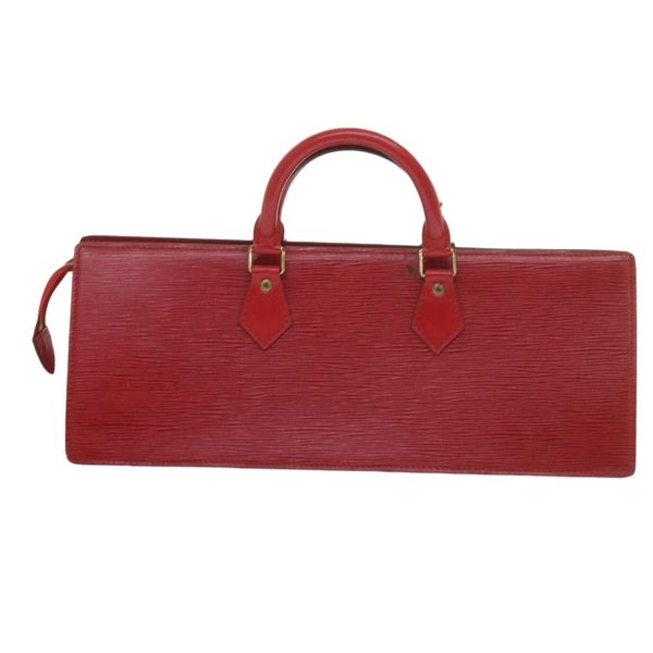 LOUIS VUITTON Epi Sac Triangle Hand Bag Red M52097  60556 on Sale