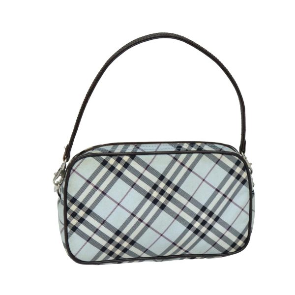 BURBERRY Nova Check Blue Label Hand Bag Nylon Light BlueNew bs15360 Online Sale