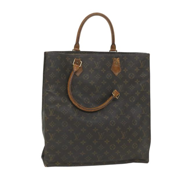 LOUIS VUITTON Monogram Sac Plat Hand Bag M51140  56978 Online Sale