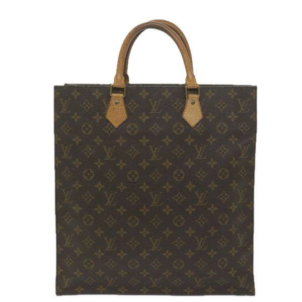 LOUIS VUITTON Monogram Sac Plat Hand Bag M51140  61481 Supply