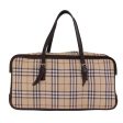 BURBERRY Nova Check Blue Label Hand Bag Canvas Beige BrownNew ti1764 Online Hot Sale