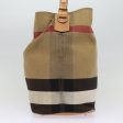 BURBERRY Nova Check Hand Bag Canvas 2way Beige GoldNew bs17419 Online