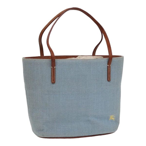 BURBERRY Blue Label Hand Bag Canvas BlueNew ti1857 Discount