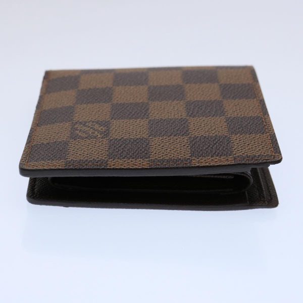 LOUIS VUITTON Damier Ebene Portefeuille Marco Bifold Wallet N61675 Auth 60094A Online Sale