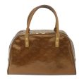 LOUIS VUITTON Monogram Vernis Tompkins Square Hand Bag Bronze M91103 Auth 59514 Online