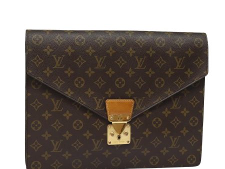 LOUIS VUITTON Monogram Porte Documents Senatur Briefcase M53335  79899 Cheap