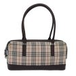 BURBERRY Nova Check Hand Bag Canvas BeigeNew 81461 Online now