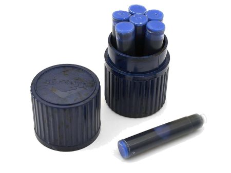 Visconti Ink Cartridges, Blue - Pack Of 7 For Sale