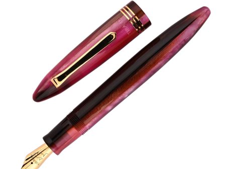 Tibaldi Bononia Fountain Pen - Zany Brown GT Cheap